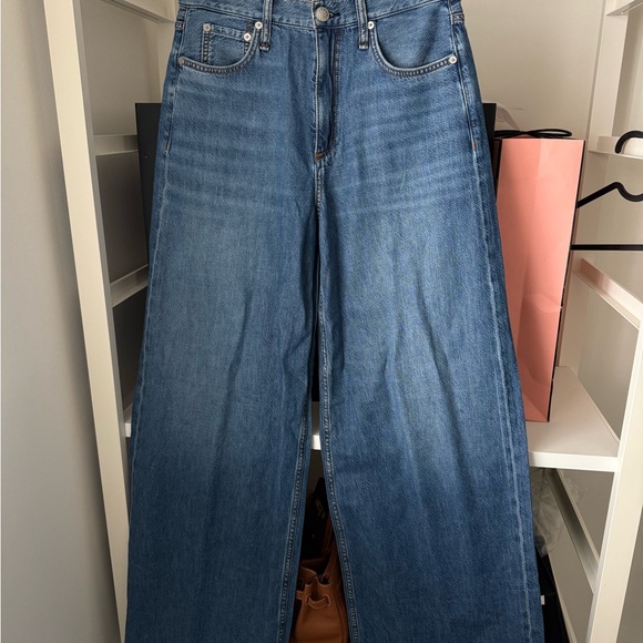 Rag & Bone Sophie High Rise Ultra Wide Size 28 NWT - Picture 6 of 7